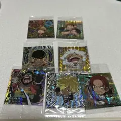 ワンピース ホロ加工ステッカー 7枚セット