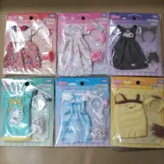 リカちゃん　サンリオキャラクターズ　ワンピース＆カチューシャ＆靴　全６種類