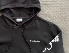 Columbia ブラック パーカー フリースライニング　アメリカ直輸入古着