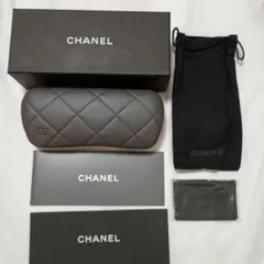 CHANEL メガネケース 黒 キルティング CHANEL - CHANEL シャネル サングラス メガネ ケース