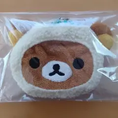 リラックマ顔デザインの小型ポーチ&ノート×2.シール×2.メモ帳×1