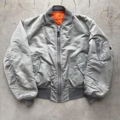 90s alpha industry type ma-1 silver usa製