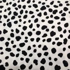 #XmasセールNo.177 ダルメシアン柄 オックス 約50×50