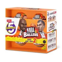 ④新品未開封ZURU NBAボーラーズ4個 シリーズ2 ハーフコートゴールセット