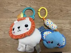 Bright Startsフレンズフォーミー ライオン、ゾウのガラガラ