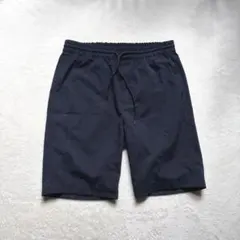 美品✨【アーバンリサーチ】ハーフパンツ ネイビー ウエストゴム 夏 （M）のサムネイル