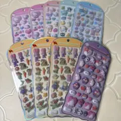 正規品 ９枚 コットンパフィ ズートピア サンリオ ドラえもん ベイマックス