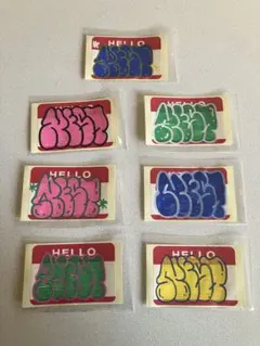 手描きグラフィティステッカーセット 7枚