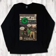 nothin but a G thang ラップT 黒 ロンT 2XL