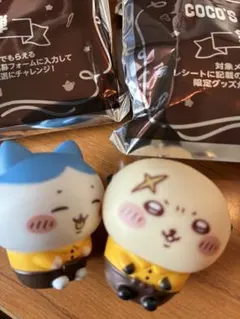 ちいかわ ココス COCO'S 第4弾 ハチワレ ラッコソフビ人形