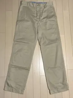 ほぼ未使用 80S～90S USA製 L.L. Bean ツータック チノパンツ 80年代 L.L.Bean エルエルビーン チノパン 2タック メンズW34