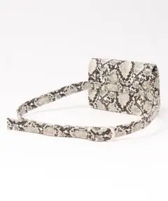 2wayストラップパイソン柄ミニショルダーバッグ