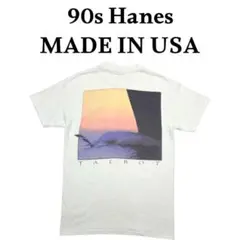 BOBTALBOTフォトTシャツ USA製 90s Hanes ビッグプリント