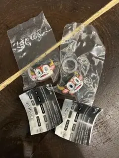 プロ野球マスコットめじるしアクセサリー　バッファローブル　２体セット　新品未使用