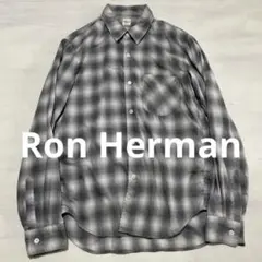 Ron Herman ロンハーマン オンブレチェック レーヨン シャツ Ron Herman - Ron Herman オンブレチェックシャツ レーヨン