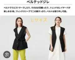 GU　ノーカラーベスト　ジレ
