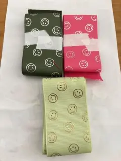 ニコちゃん　リボン　ホイルリボン　グログラン　まとめ売り