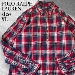 ポロラルフローレン POLORALPHLAUREN 長袖 シャツ XL チェック