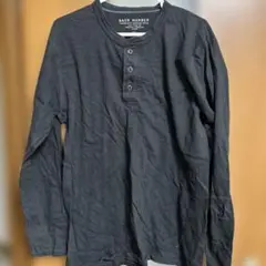 BACK NUMBER ブラック 長袖カットソー XL