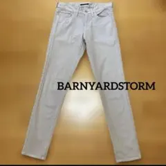 BARNYARDSTORM ライトグレー スキニーパンツ
