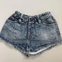 PEACE BEGINS BREEZE デニムショートパンツ 90