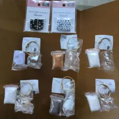 ③うちの子のけだまだま　6種 正規品　新品未使用とビーズ白・黒2種