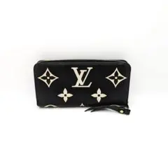【美品】ルイヴィトン 長財布 ジッピーウォレット ジャイアント モノグラム 黒 LOUIS VUITTON - 【未使用級】ルイヴィトン モノグラム