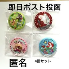 ディズニー刺繍缶バッジ2 ⭐︎4個セット