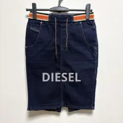 DIESEL「SKRIB-NE」ジョグジーンズ デニム タイト スカート 25のサムネイル