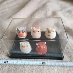 ミミズク 布地製の置物