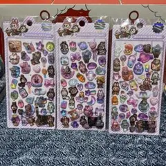 ラブブ　ボンボンドロップ シール 3シートセット