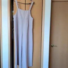サテンキャミソールワイドパンツ