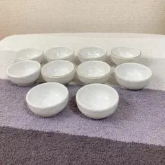 和食器 小鉢 パール　光沢 白 オーロラ 珍味入れ 豆鉢 まとめ売り 前菜皿のサムネイル