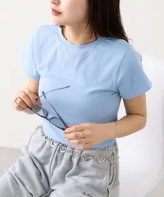 【値下げ不可】mystic ビーズロゴTシャツ