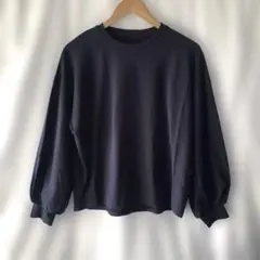 新品　完売品ナチュラン&yarn ボリュームスリーブカットソー綿100 %