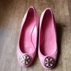 Tory Burch ピンク ウェッジソール パンプスのサムネイル