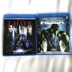 インクレディブル・ハルク& マイティ・ソー 2作品ブルーレイセット　まとめ売り