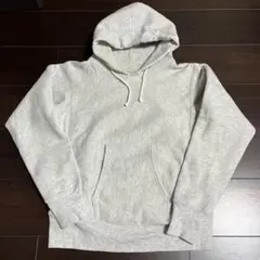 赤タグ！Champion グレー　リバースウィーブ　パーカー Mサイズ　USA