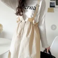 新品☆Classical Elf☆ベージュ サロペット レディース