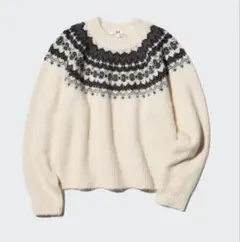 【️新品】UNIQLO フラッフィクルーネックセーター XL