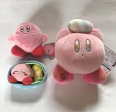 星のカービィ　ぬいぐるみ　マスコット　プライズ　まとめ売り　3点セット