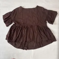 URBAN RESEARCH ROSSO★コットンボイル切替ギャザーブラウスのサムネイル