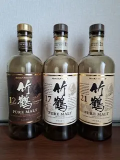 ニッカ竹鶴12年17年21年(未洗浄空瓶)のサムネイル