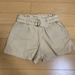 ポンポネット　ショートパンツ　ベルト付き　アジャスターあり　120 130