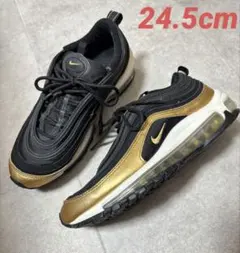 24.5cm Nike Air Max 97 ブラック/ゴールド