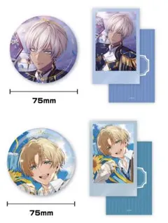 即購入可⭕️ にじさんじ エクスアルビオ イブラヒム 誕生日 チェキ 缶バッジ