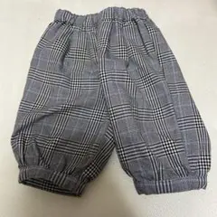 キッズ　パンツ　ズボン　チェック　フォーマル　結婚式　グレー　ブラック　美品
