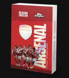 新品 2025-26 TOPPS CHROME ARSENAL FC HOBBY - メルカリ