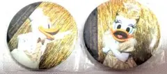 ディズニー ワンマンズドリーム　新品　カプセルトイ 缶バッジ ドナルド デイジー