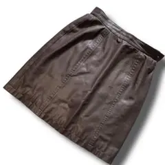 90’s Yves Saint Laurent レザー ペンシルスカート 36